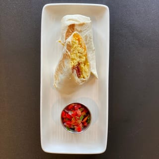 Burrito-Avocado, Bacon & Cheese